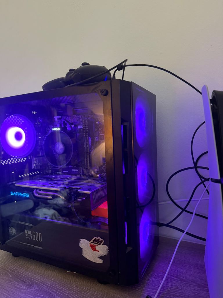 Custom Built Gaming PC with RGB Lighting – Good Condition