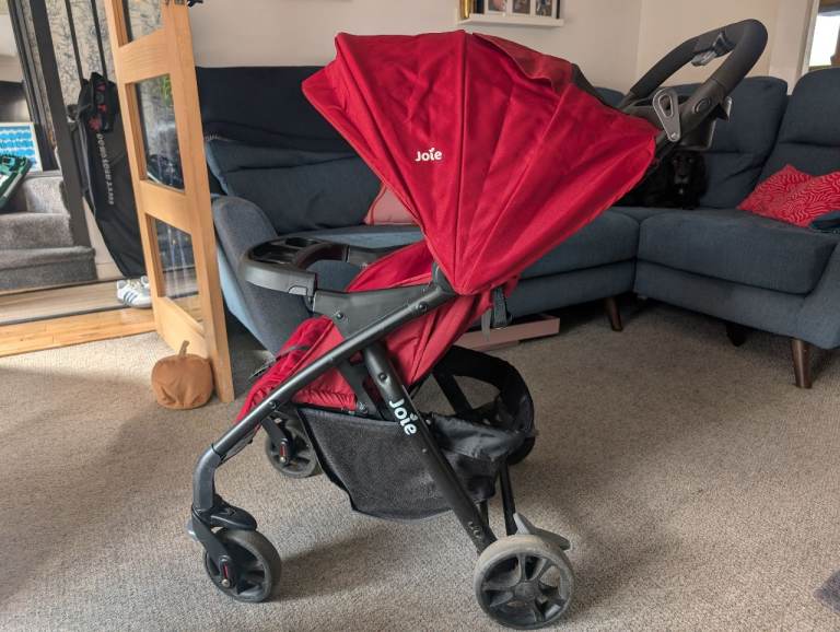 Joie Muze LX Fully Featured Lie-Flat Stroller with footmuff (Birth to Approx. 3 Years, 0-15kg)