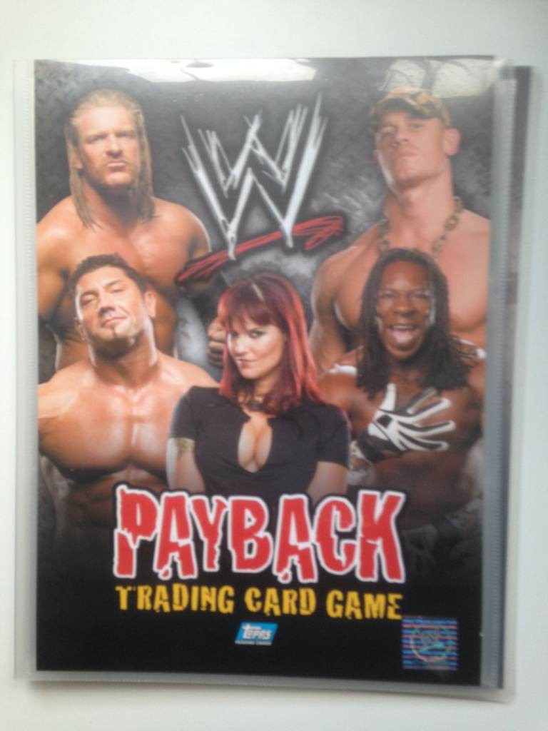 WWE Wrestling Payback Trading Card Binder