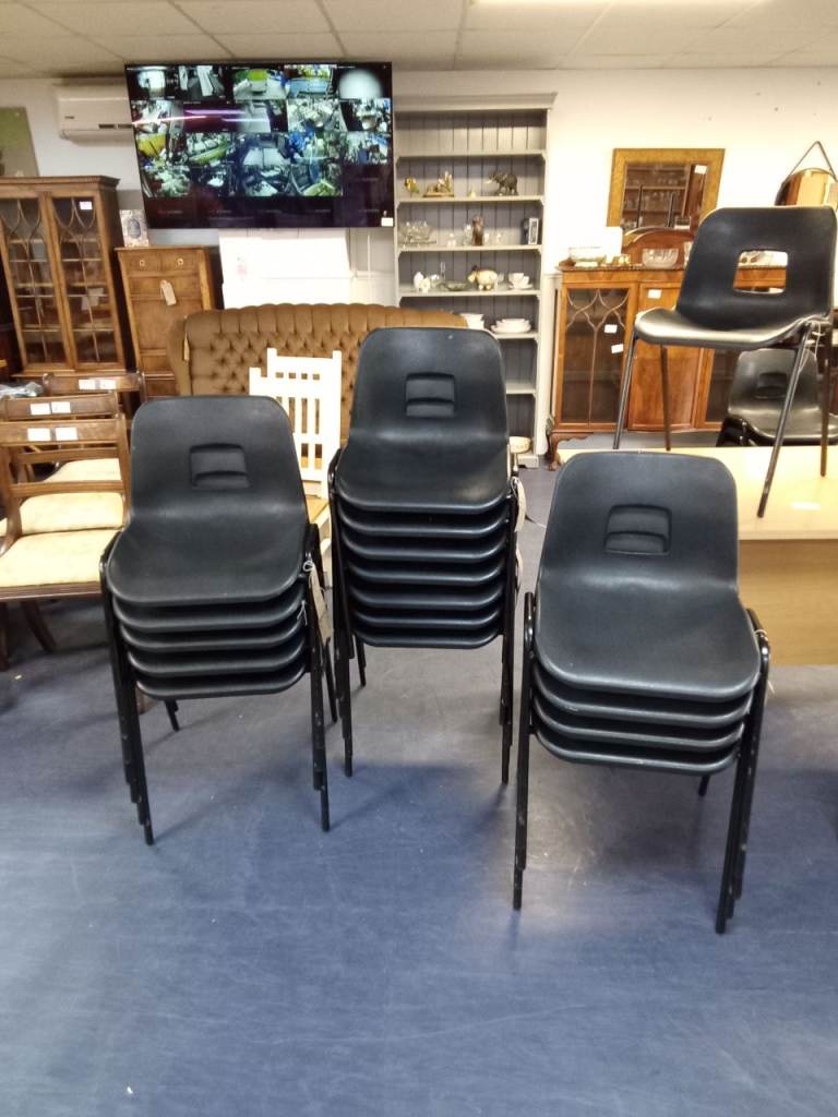 Black Kitchen Chairs (multiple available £12 each) TCL Reuse 109279