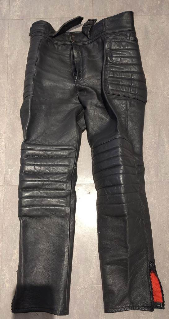 Motorcycle leather jeans