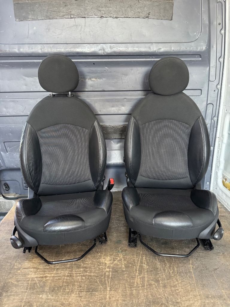 R56 Mini Cooper Front & Rear Half Leather Seats