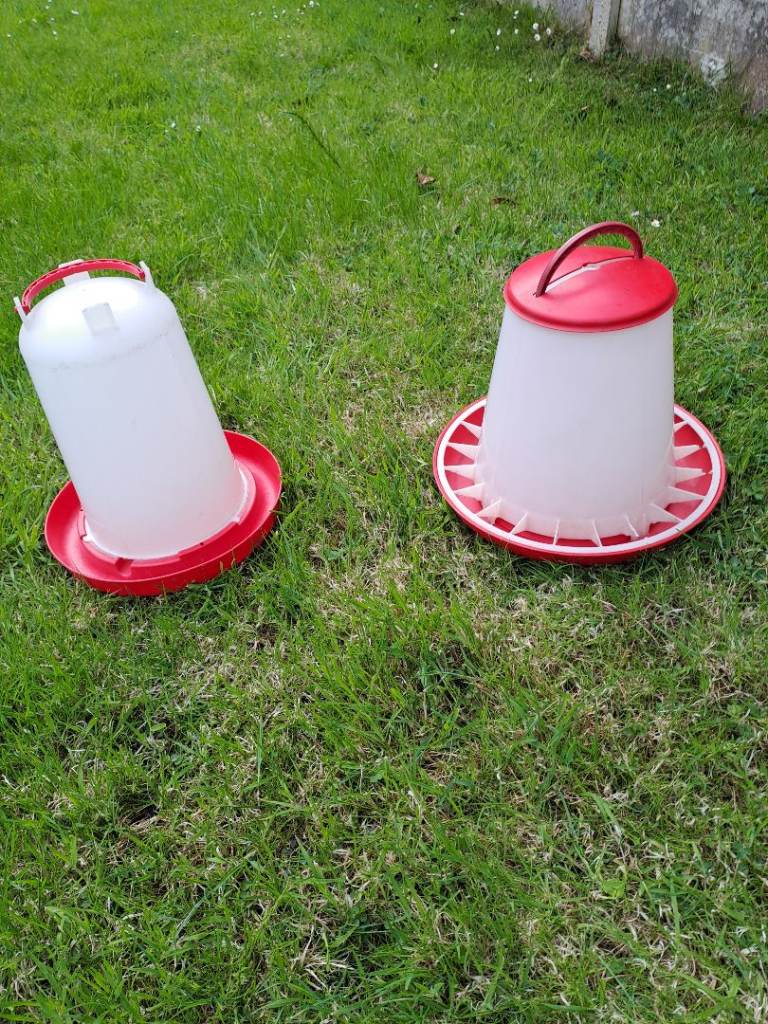 Chicken Feeder and Water Feeder