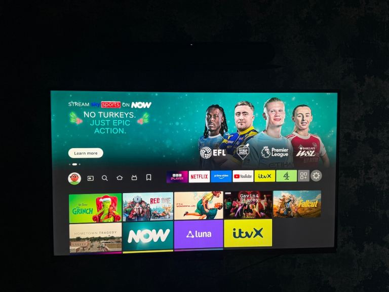 Amazon Fire TV 43-inch Omni QLED series 4K | UHD smart TV, Dolby Vision IQ, hands free with Alexa.