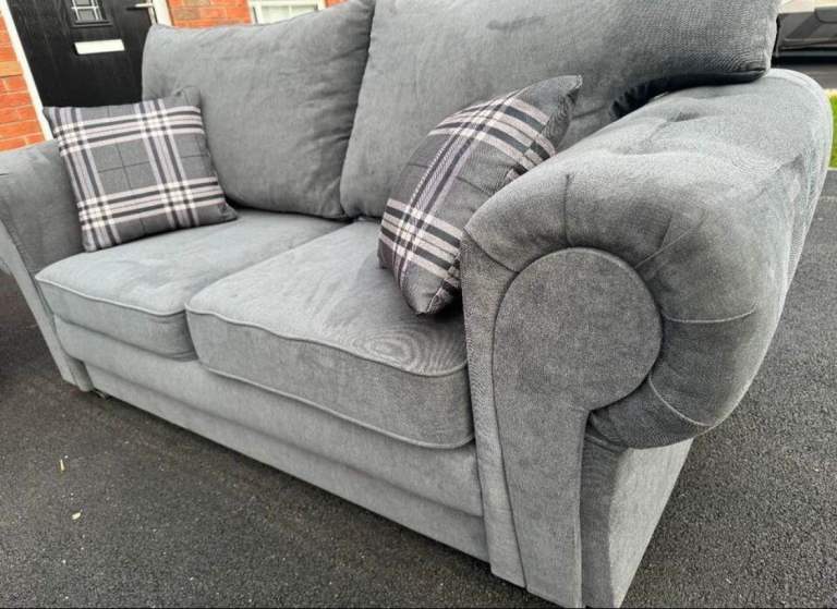 Stylish Verona 3 2 Seater Sofa L Shape Sofa With Cushion 