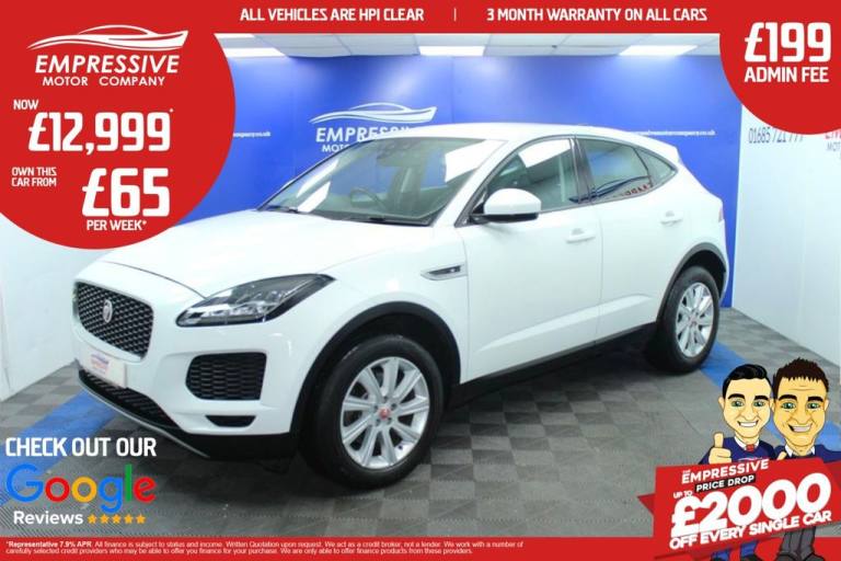 2019 69 JAGUAR E-PACE 2.0 D150 S SUV 5DR DIESEL MANUAL EURO 6 (S/S) (150 PS) DIE