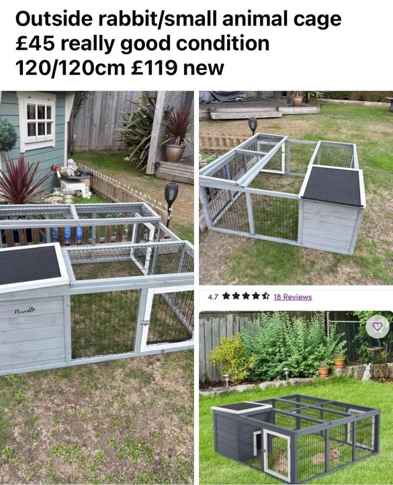 Rabbit run. Small. Great condition 