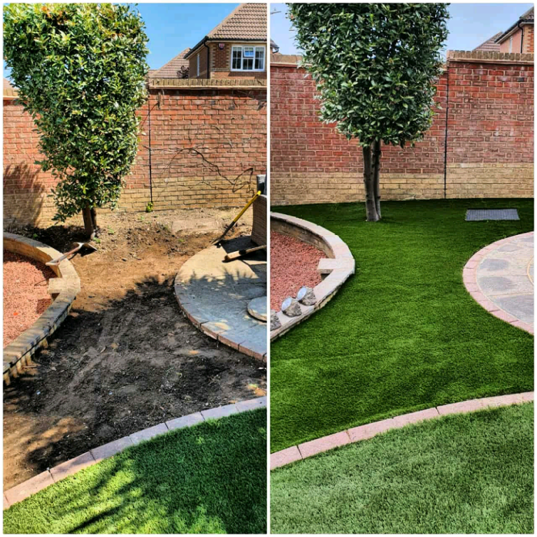 Artificial grass installation and turfing services affordable rates