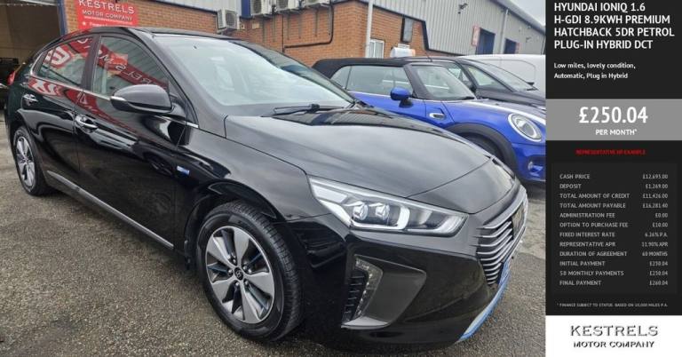2018 Hyundai IONIQ 1.6 h-GDi 8.9kWh Premium Hatchback 5dr Petrol Plug-in Hybrid DCT Euro 6 (s/ Ha...