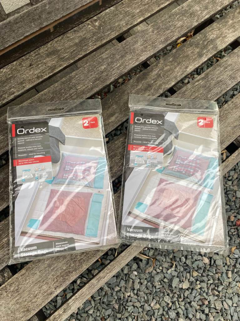 BRAND NEW - ORDEX Vacuum Clothes Storage Bags x 2