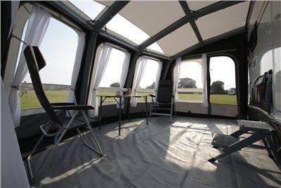 Kampa ace air 400 pro + kampa annexe+ inner tent pump and carpet and skirt 