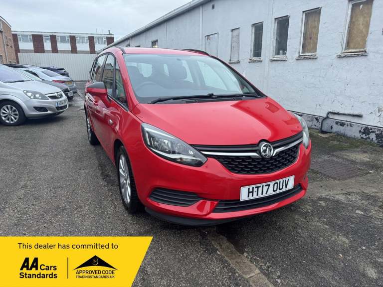  Vauxhall Zafira Tourer 1.4i Turbo Design Euro 6 5dr Petrol Manual