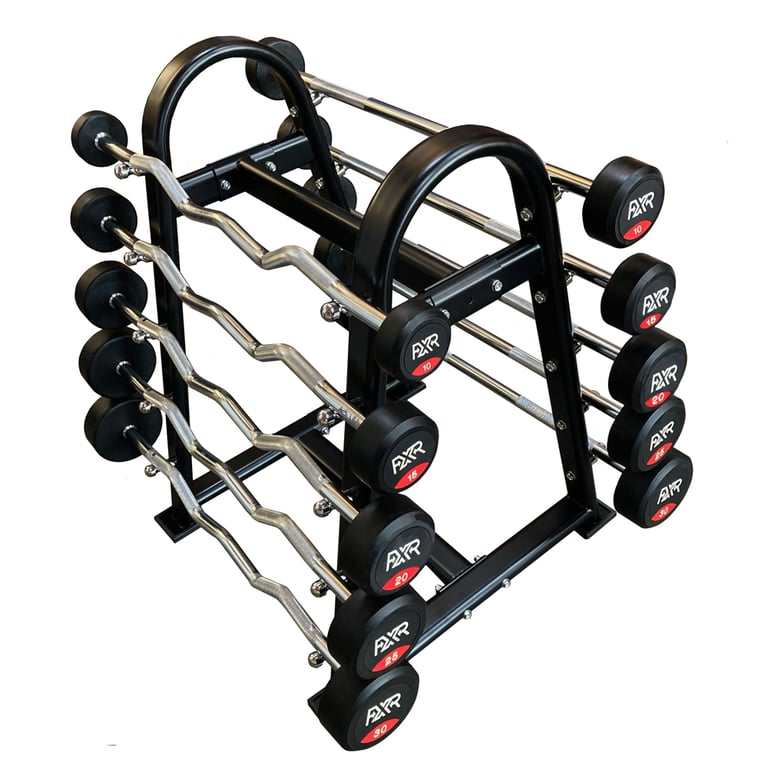 Double Sided Barbell Storage Rack Commercial Freestanding Weight Stand