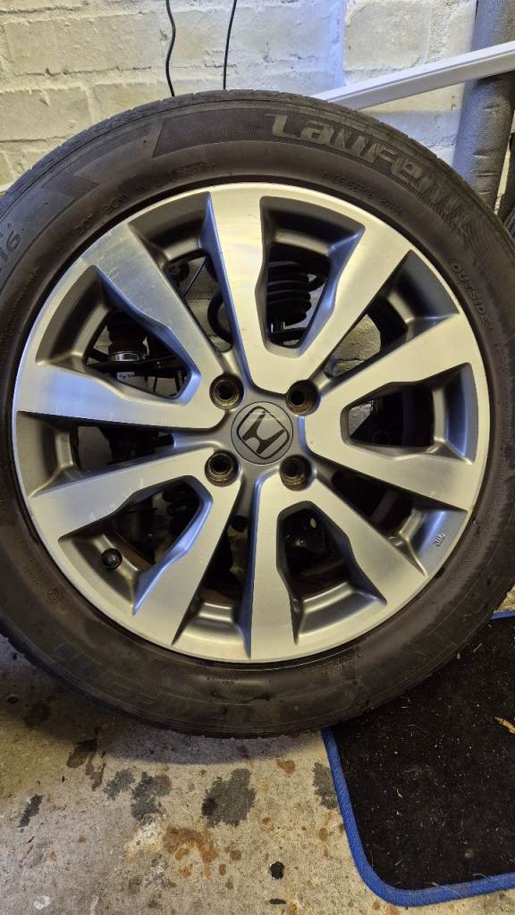 Used Genuine 16 inch Honda Fit Wheel (set of 4) 4x100 City Jazz Insight Freed