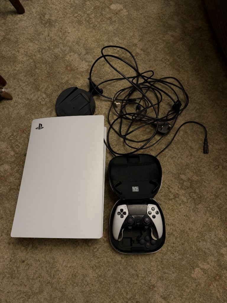 PS5 Digital Edition + Controller – Fully Working (Used Condition)