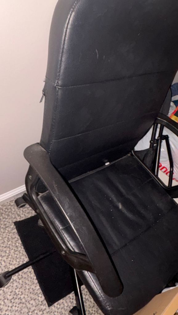 Leather office chair 