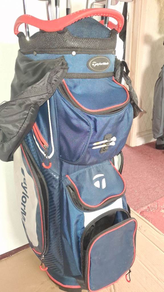 Srixon Z785 4-PW with TaylorMade Pro 8 Cart Bag
