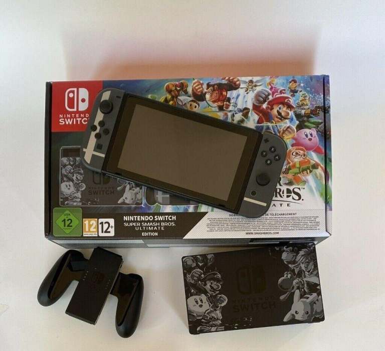 Nintendo Switch Console Super Smash Bros Limited Edition Boxed