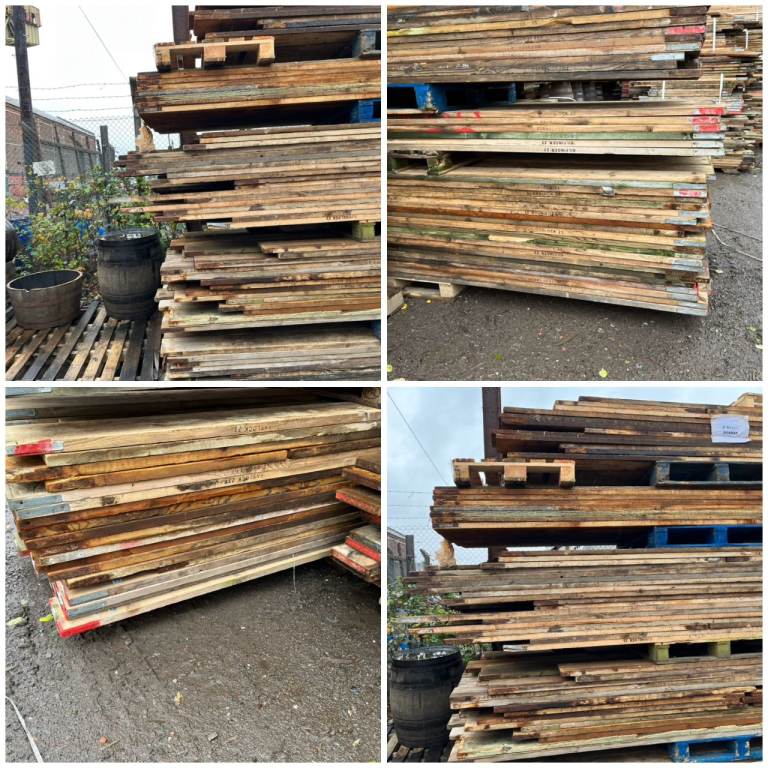 Bale 50no. c-grade scaffold boards, lengths in bale range from 1.5m- 3.9m. Delivery available