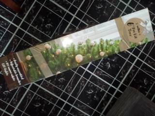 Boxed preliminary Xmas tree etc