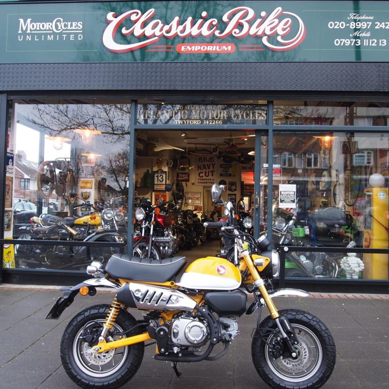 2018 Honda Z125 MA-K Monkey Bike, First Model With 554 Dry Miles, UNMOLESTED