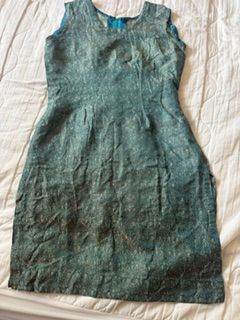 Lovely Blue Dress and Trousers Set [Salwaar Kameeze] – Good Condition