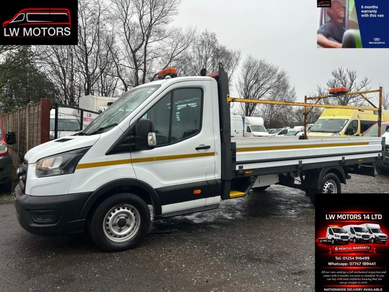 FORD TRANSIT 2.0 ECOBLUE 130BHP L4H1 LWB 13FT6 ALLOY DROPSIDER 2021 71 REG