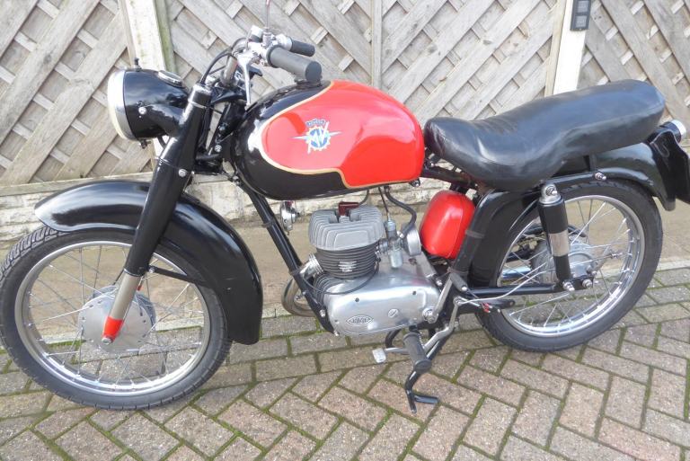 MV AGUSTA T 18 150cc 1958 RESTORED CONDITION GOT UK V5 RUNS RIDES WELL