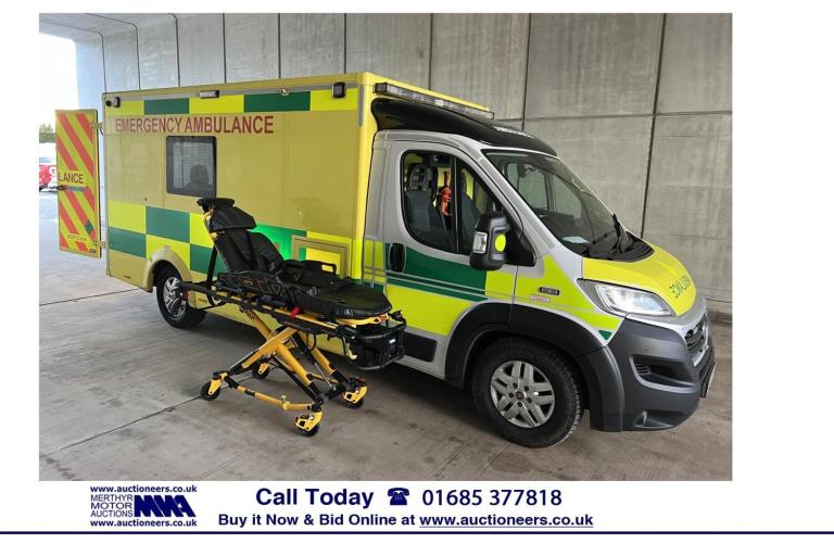 2020 Fiat Ducato 42 2.3 MULTIJET II 176PS LWB WAS BODY AMBULANCE C/W STRETCHER ------------- Ambu...