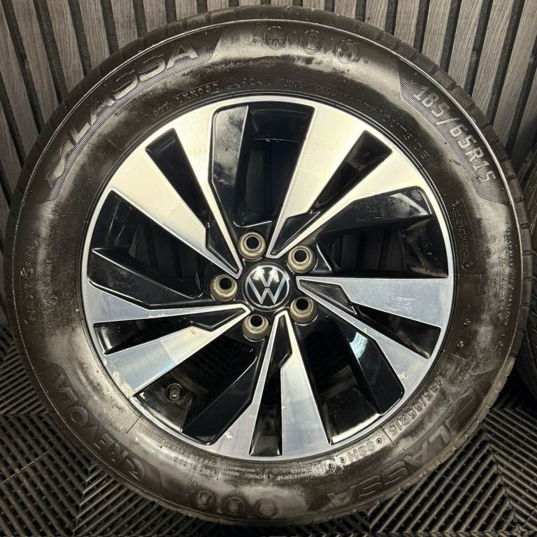 15'' GENUINE VW POLO NEW MODEL MK6 SEYNE ALLOY WHEELS ALLOYS TYRES