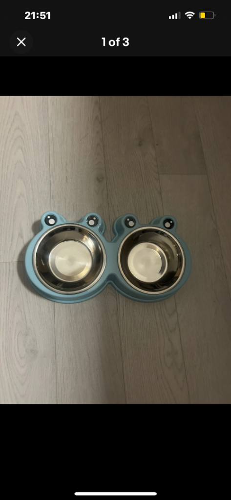Pet double bowl 