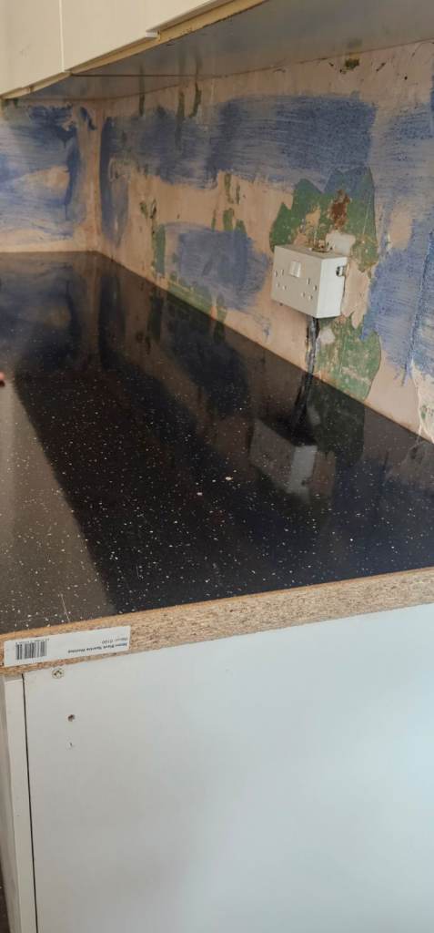 Black Sparkle Kitchen Worktop 