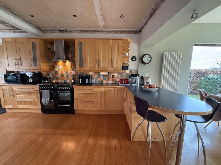 IKEA Adel Light Oak Shaker Style Kitchen