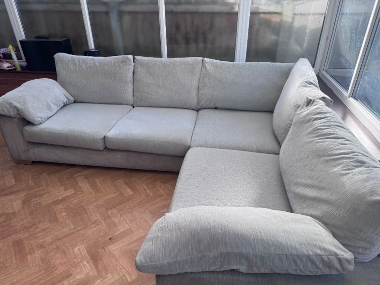 Sofology Silver Corner Sofa -  Very Comfortable
