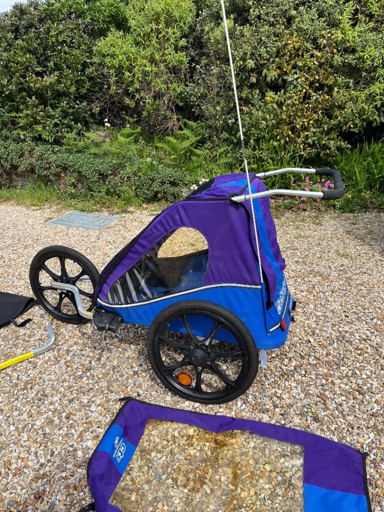 Chariot bike trailer double. Stroller/ jogger