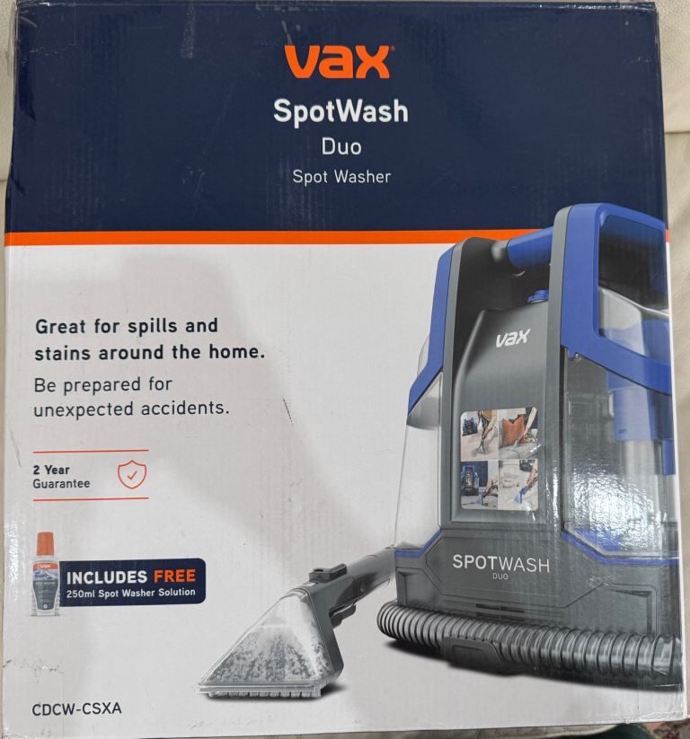 Vax SpotWash Duo Spot Cleaner - Brand New in Box