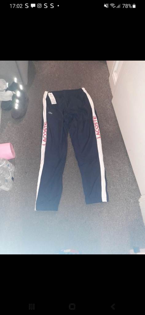 Lacoste Track Trousers not original XL