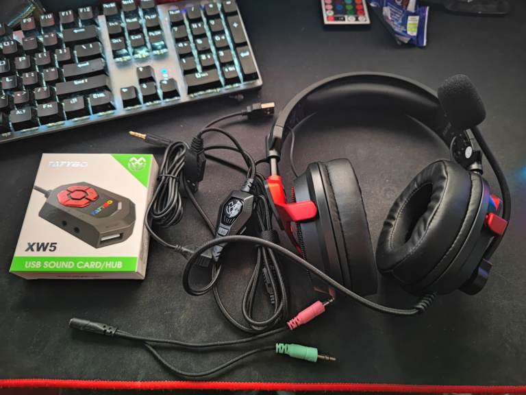 Gaming headset 7.1 channels