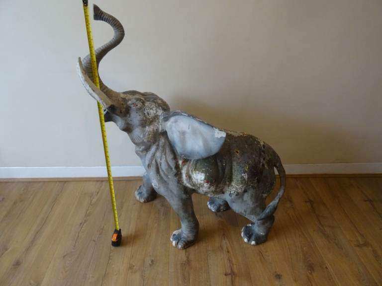 Large Aluminium Elephant Garden Ornament 1 .