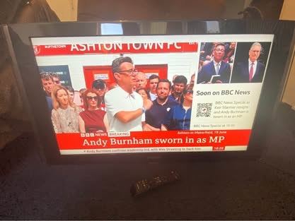 Bush 26 Inch LCD TV with Remote – Good Working Order