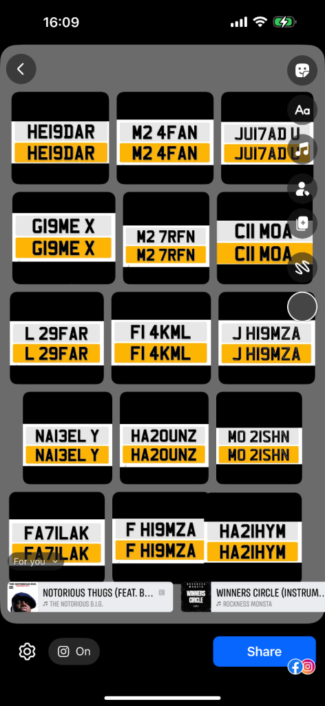 Private Cherished Number Plate - NEW REGS LOADS IN 