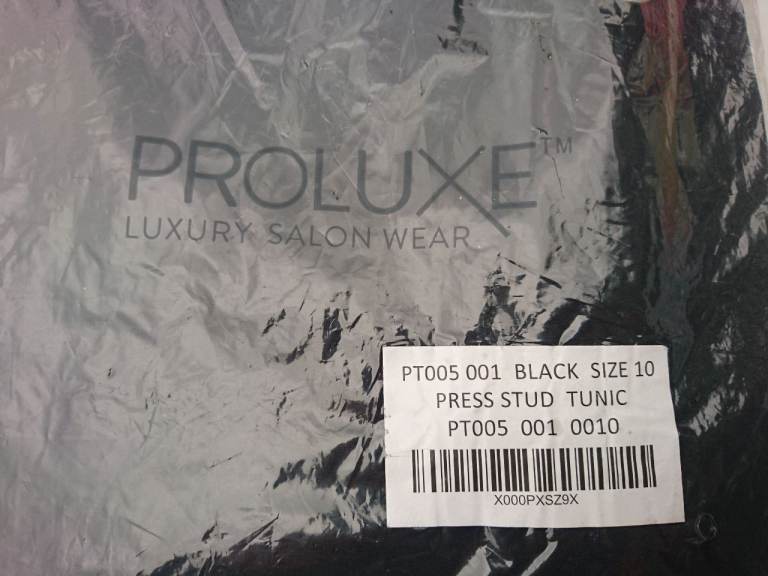 Luxury Salon Wear Tunic Black Size 10