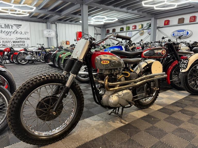 1950 BSA A7 500cc Plunger scrambler, high level pipes, ready to use! super cool 