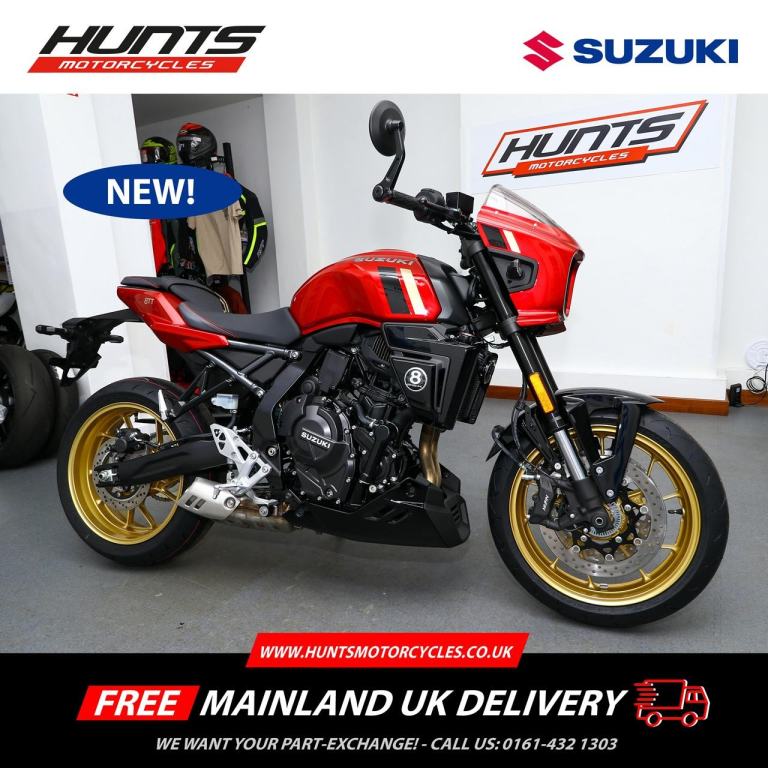 NEW Suzuki GSX-8TT. Candy Daring Red. JUST £8,999 ON THE ROAD (NO ADDED FEES)