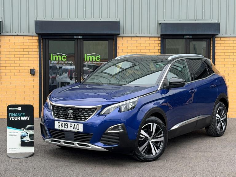 2019 Peugeot 3008 1.5 BlueHDi GT Line Euro 6 (s/s) 5dr HATCHBACK Diesel Manual