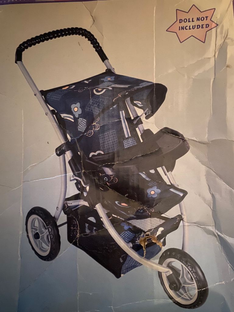 Doll 3 wheeler pushchair (Dolls)