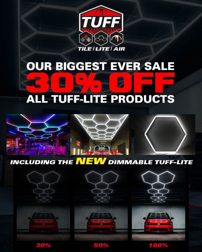 Lights for Garage Gym Barber Shop Salon Tattoo Parlour