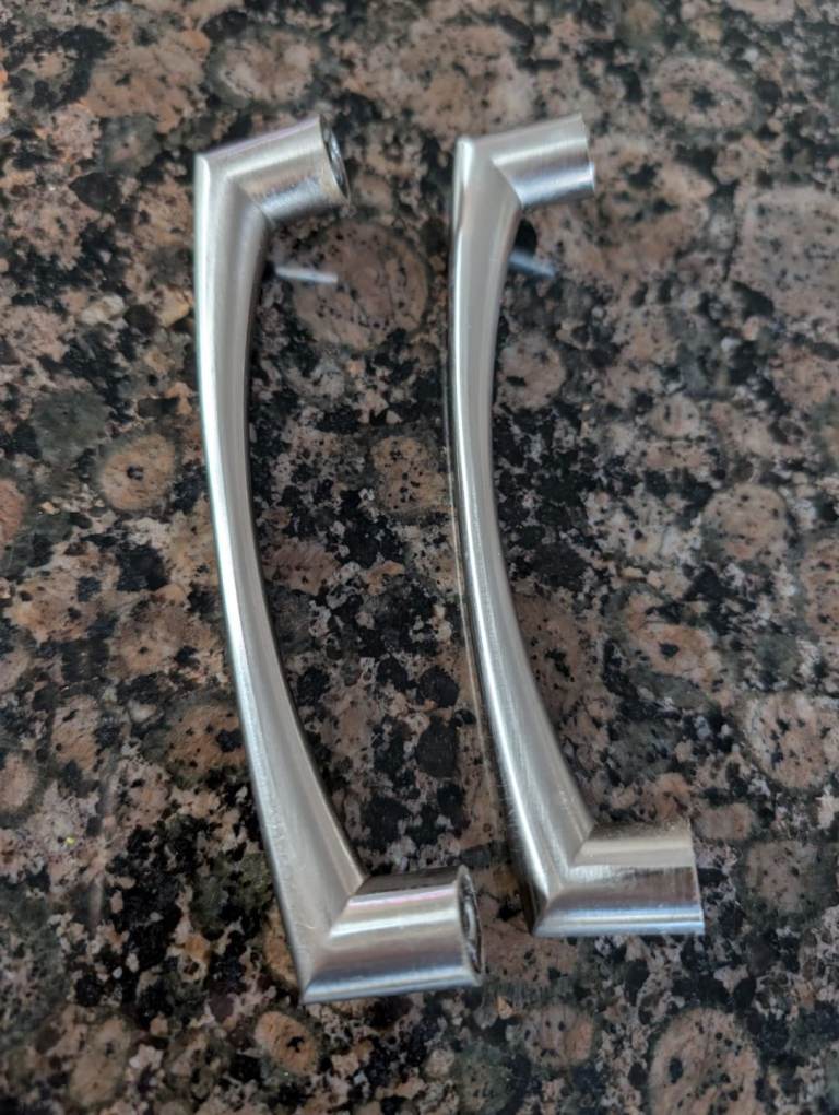 Stainless steel kitchen door handles