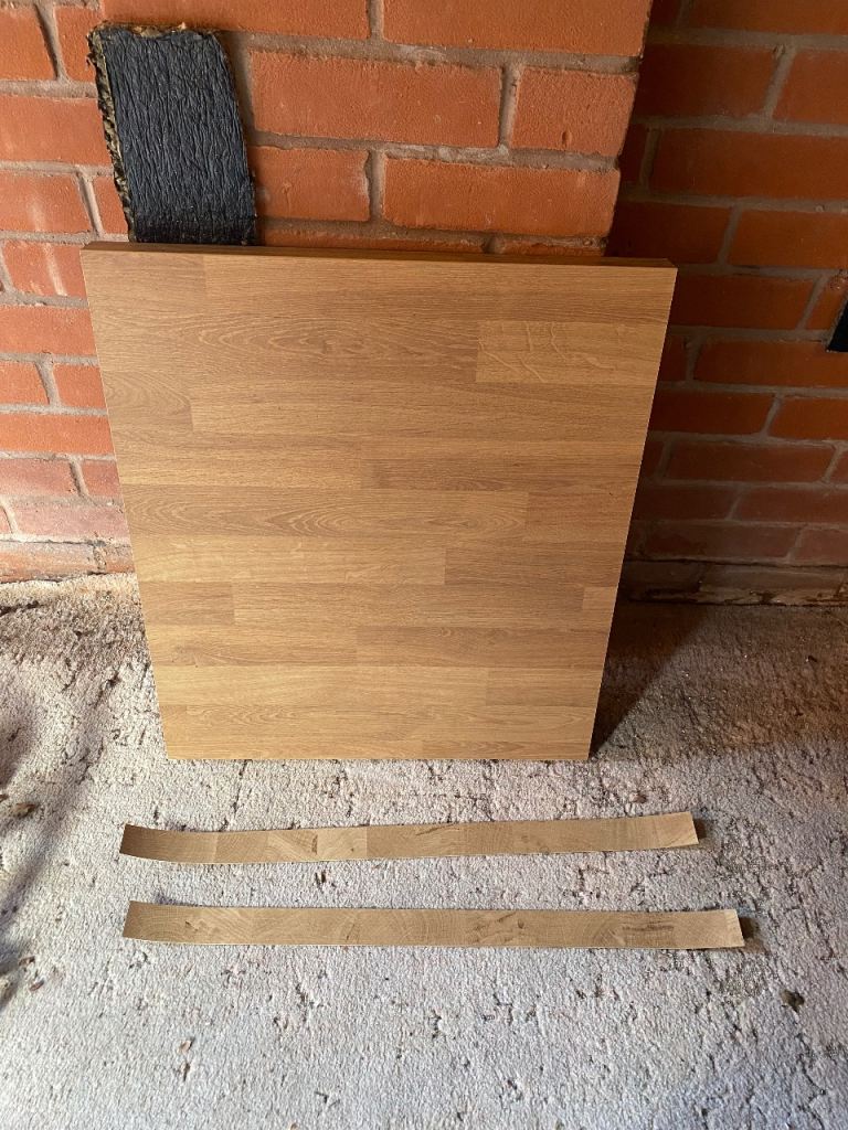 Piece of kitchen worktop 