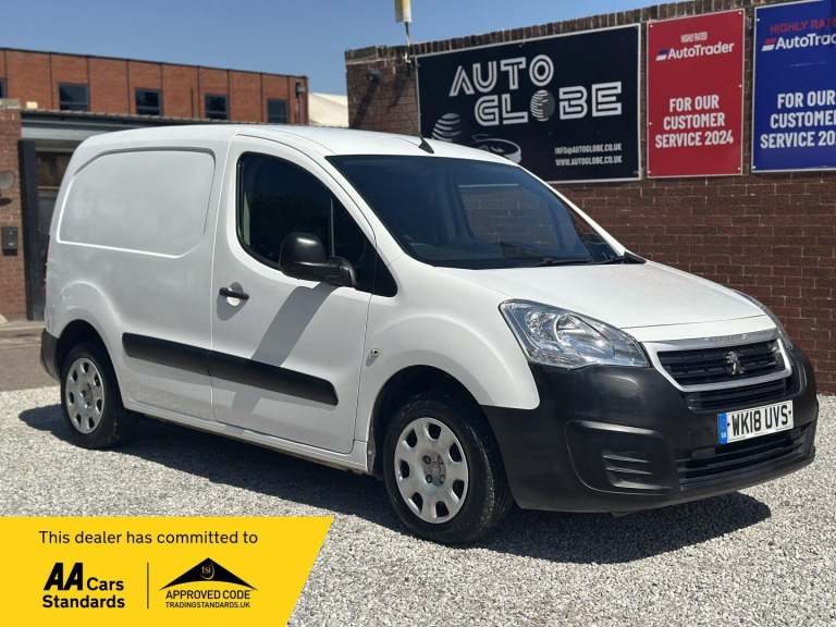 2018 Peugeot Partner 1.6 BlueHDi 854 Professional L1 5dr PANEL VAN Diesel Manual